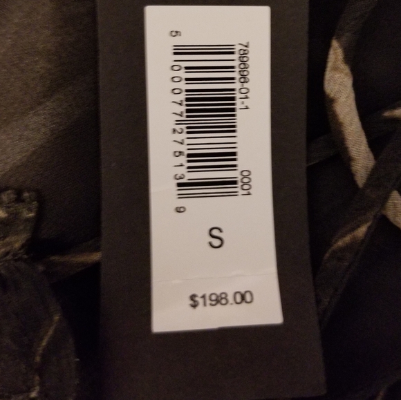 NWT Banana Republic Georgette Halter Mini Dress Marble Smoke Size Small - Picture 14 of 15